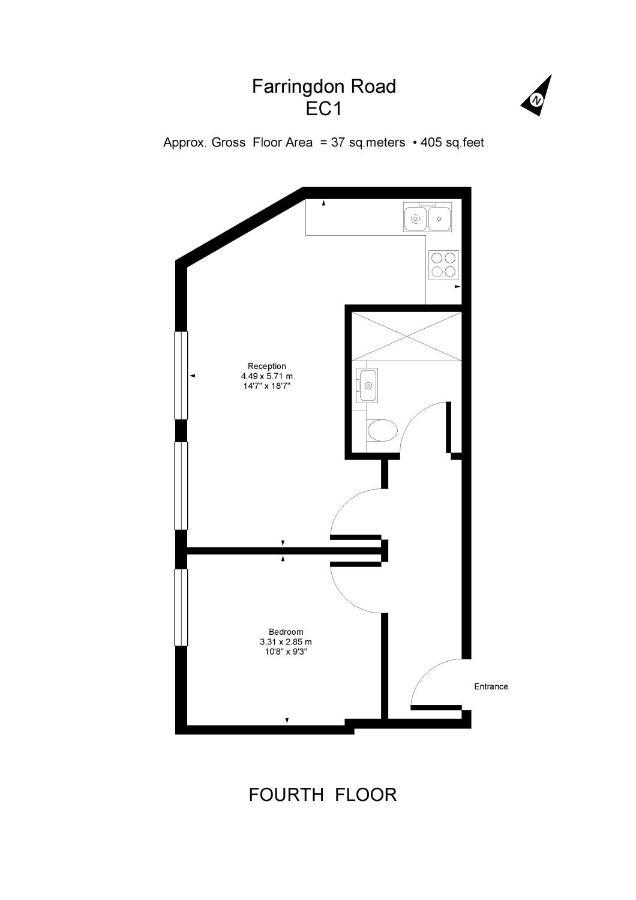 Heinze Flat 402 - One Bedroom Fourth Floor Flat By City Living 런던 외부 사진